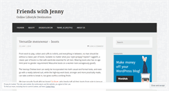 Desktop Screenshot of friendswithjenny.com